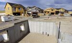 A new subdivision under construction in South Jordan, Utah.