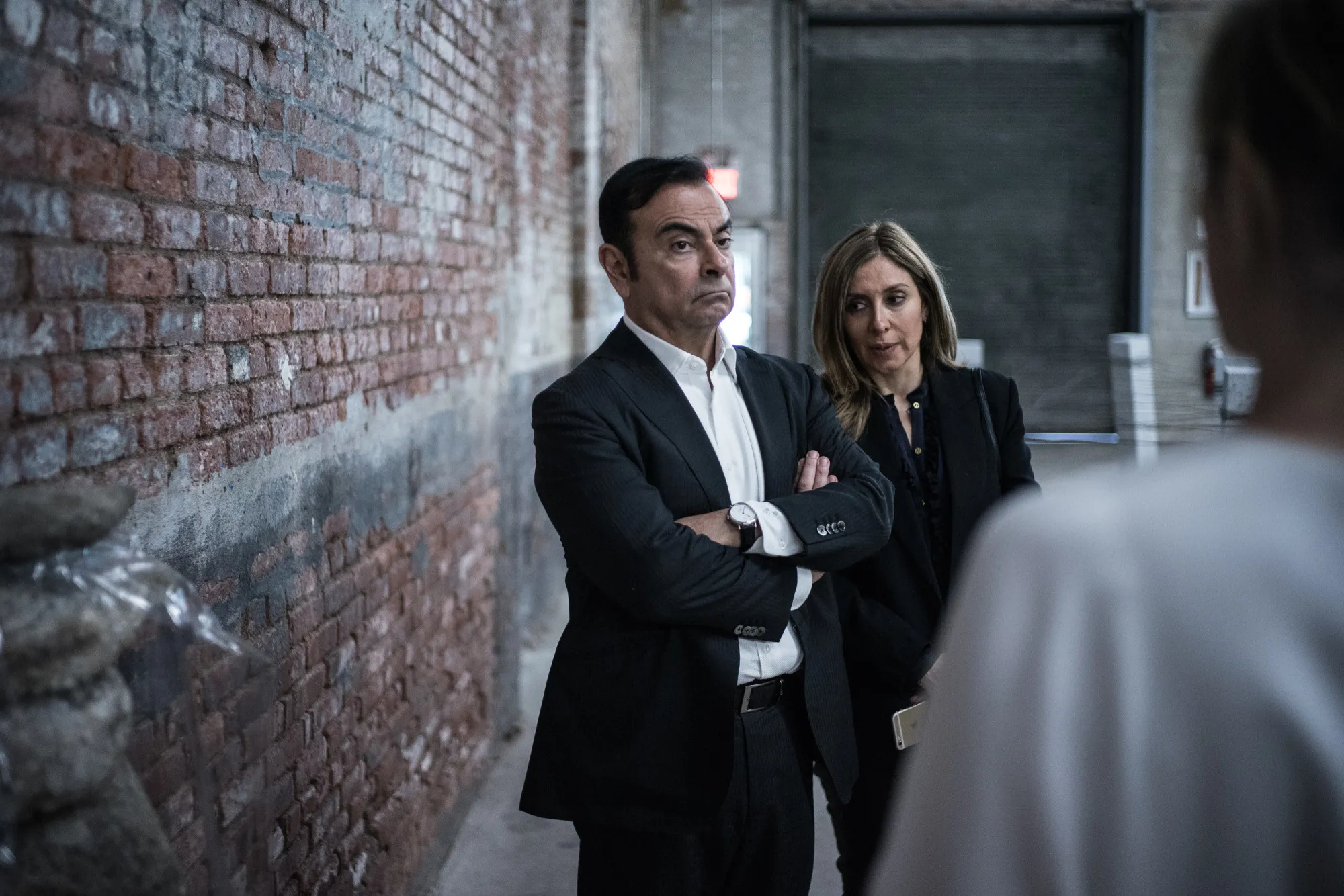 Carlos and his wife Carole Ghosn