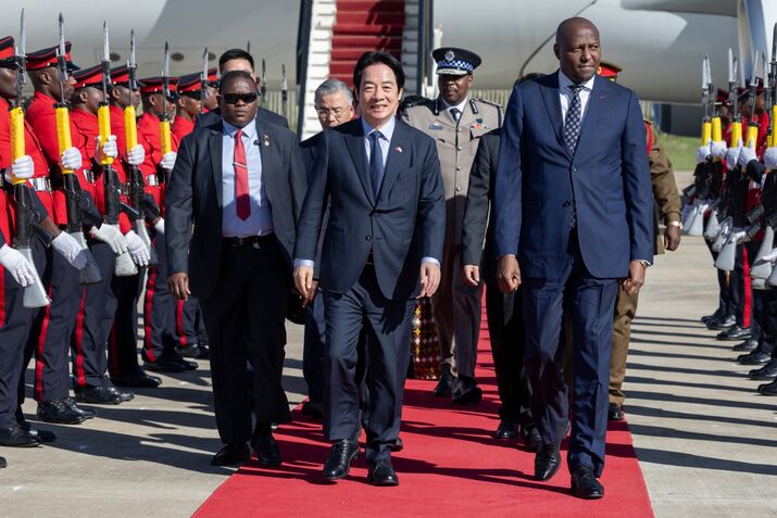 Lai Ching-te in Eswatini.