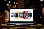 The new Apple Watch Series 7 is debuted during the California Streaming virtual product launch in Louisville, Kentucky, U.S., on Tuesday, Sept. 14, 2021. The Cupertino, California-based technology giant has been readying four new iPhones, as well as Apple Watches with larger screens.