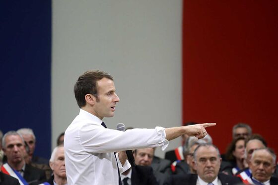 Macron Bombards French Voters in Fight Back Against Populists