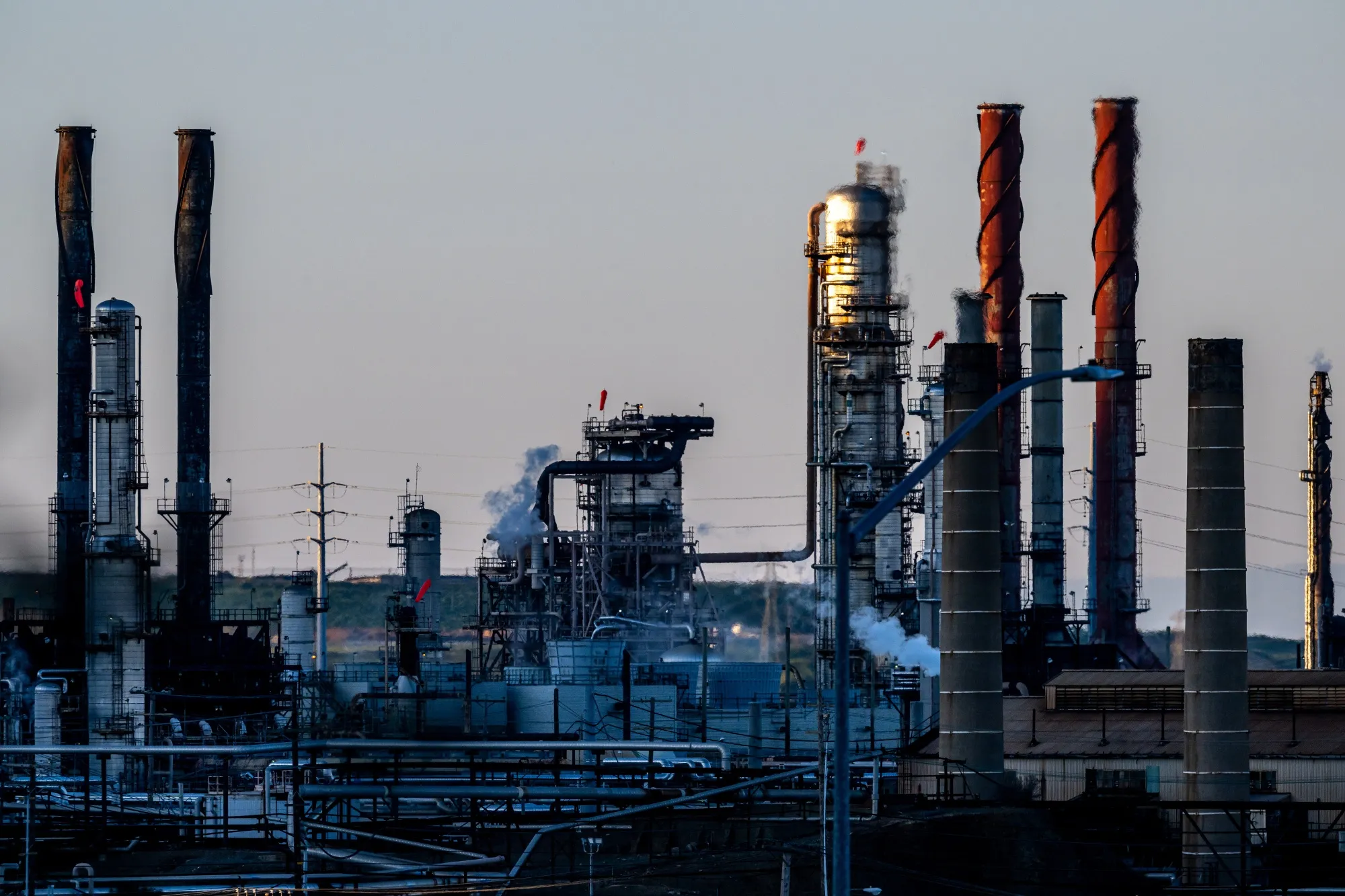 The Chevron refinery in Richmond, California.