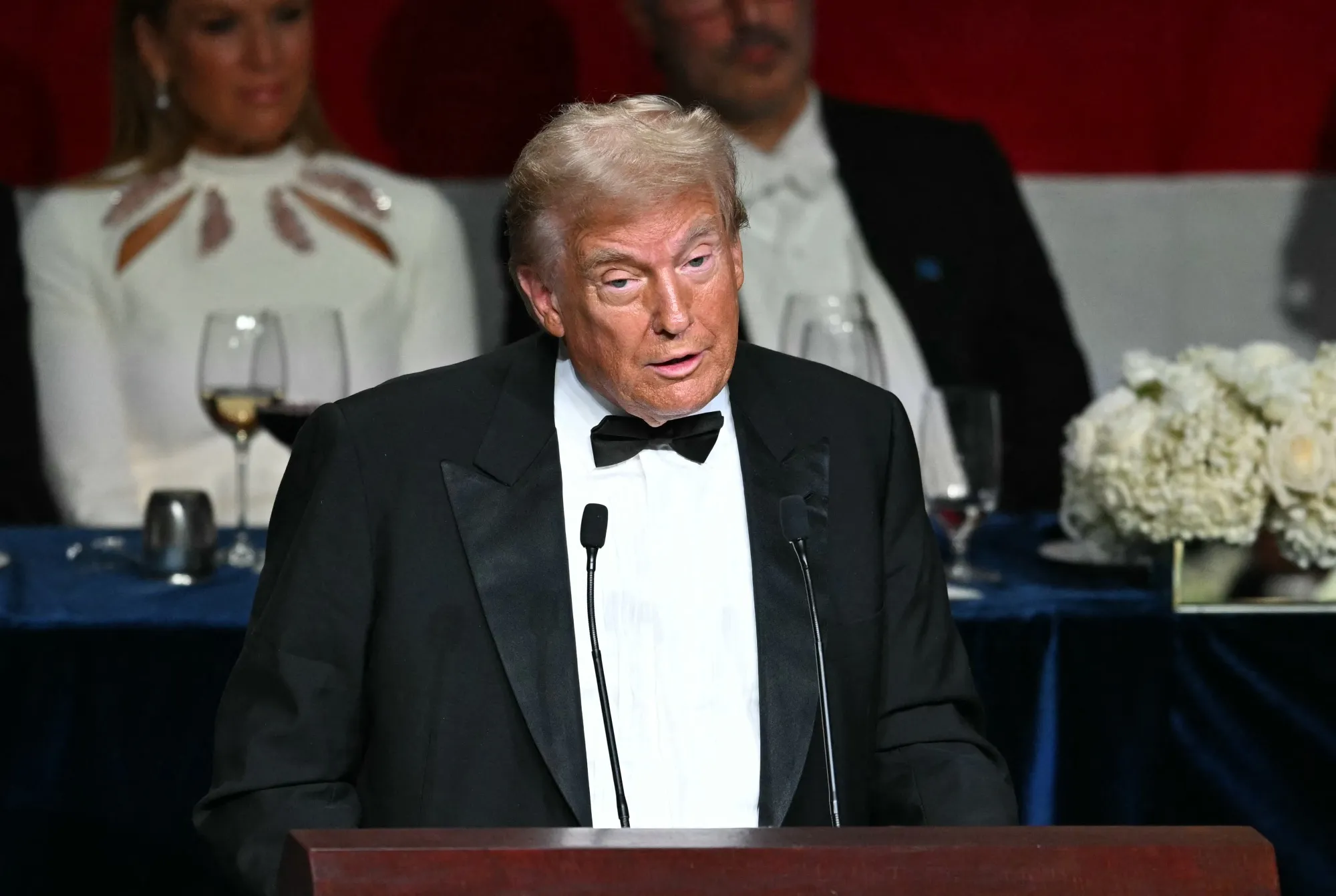 Donald Trump during the 79th Annual Alfred E. Smith Memorial Foundation Dinner in New York on Oct. 17.