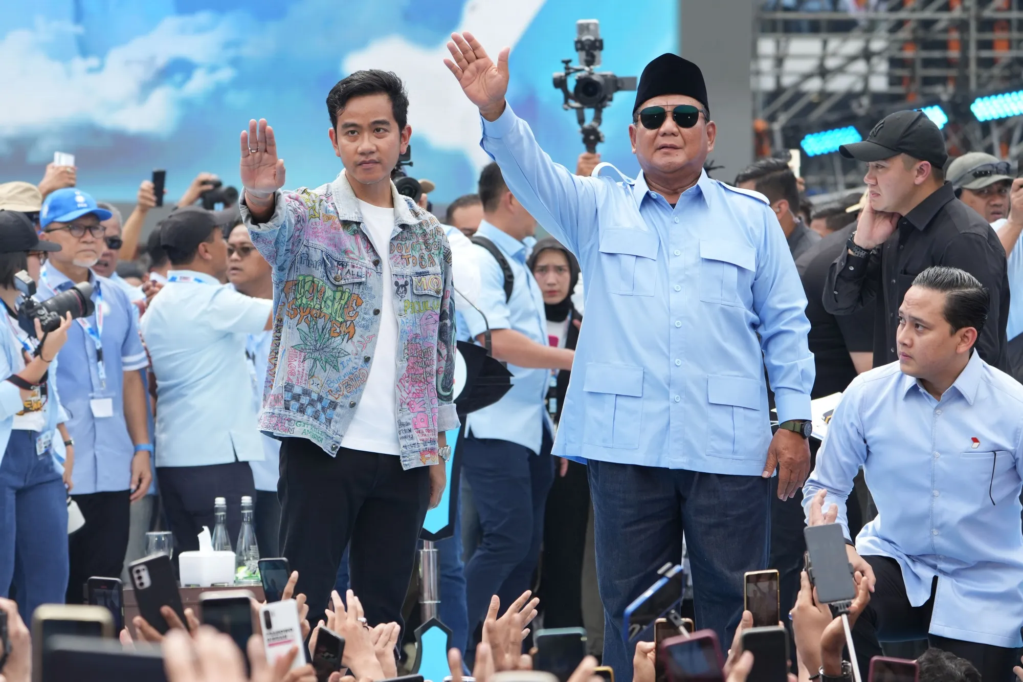 A political force: Gibran Rakabuming Raka and&nbsp;Prabowo Subianto.