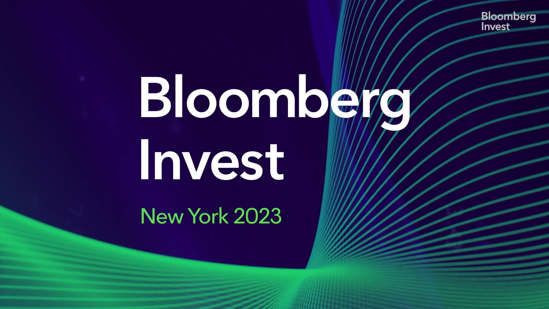 Watch Bloomberg Invest New York 2023 Bloomberg