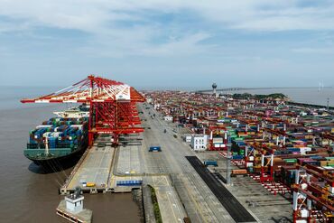 Yangshan Deepwater Port in Shanghai as Europe on Alert for Cheap Chinese Imports
