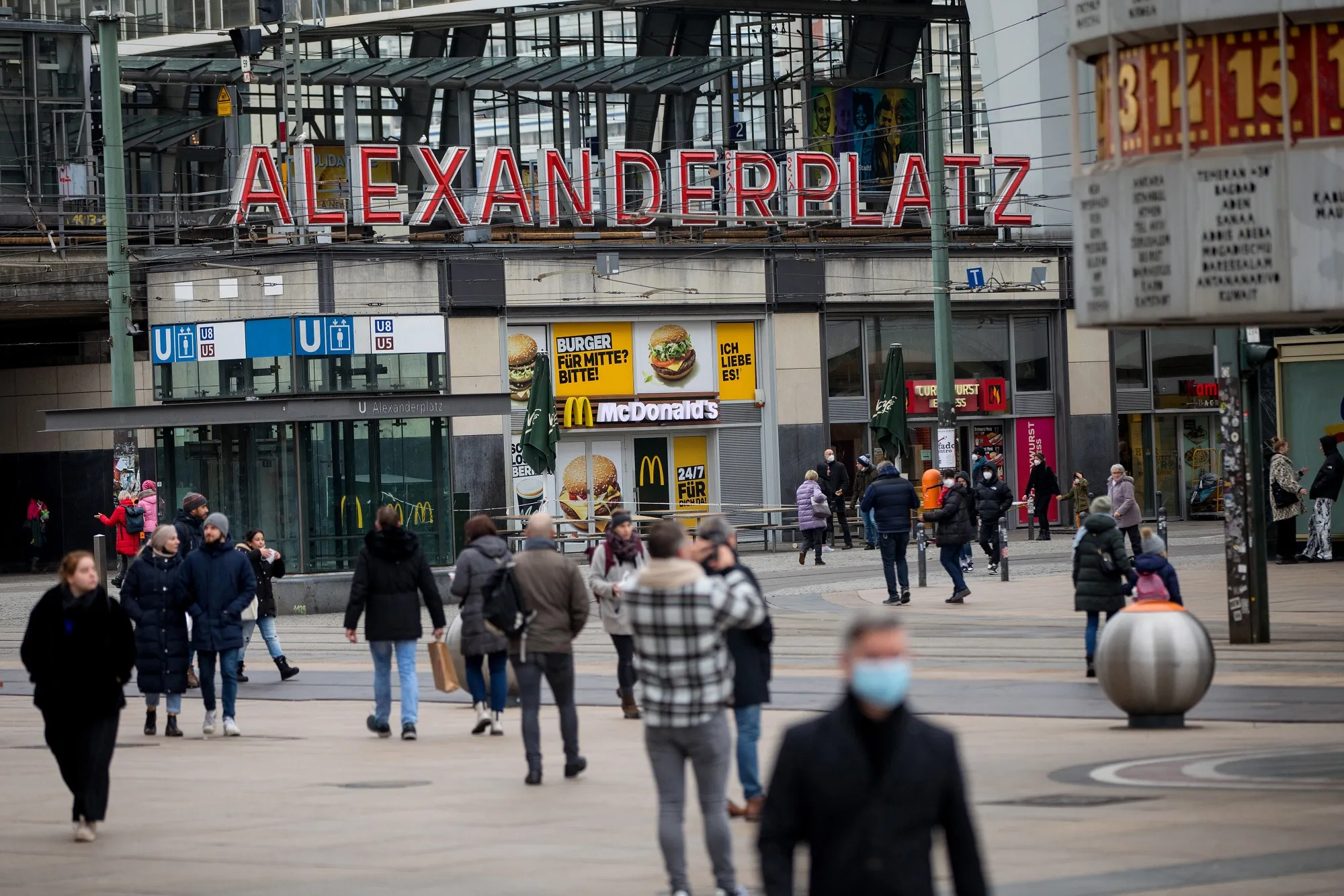 Alexanderplatz&nbsp;in central Berlin.