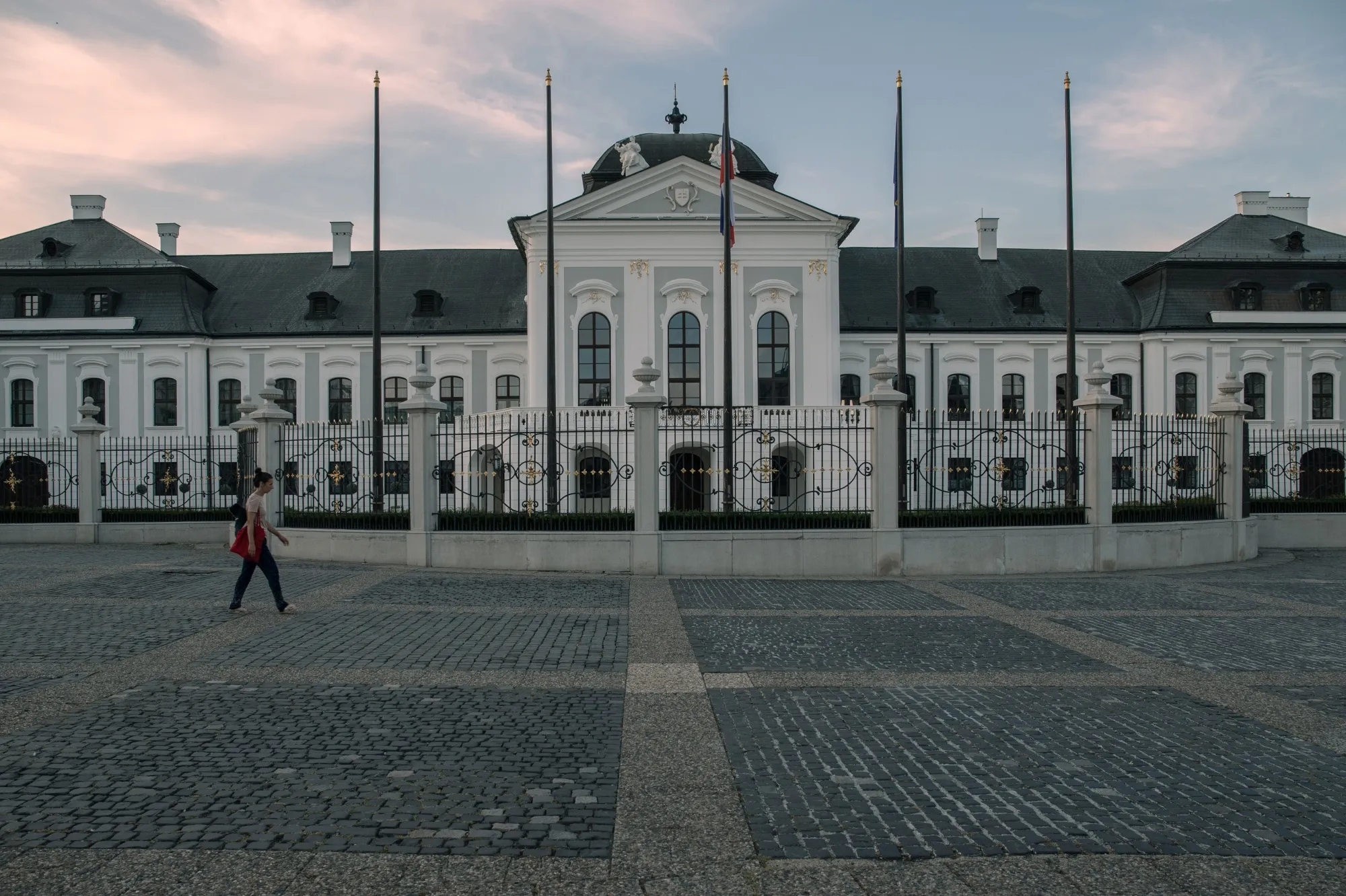 The Presidential Palace in Bratislava, Slovakia.