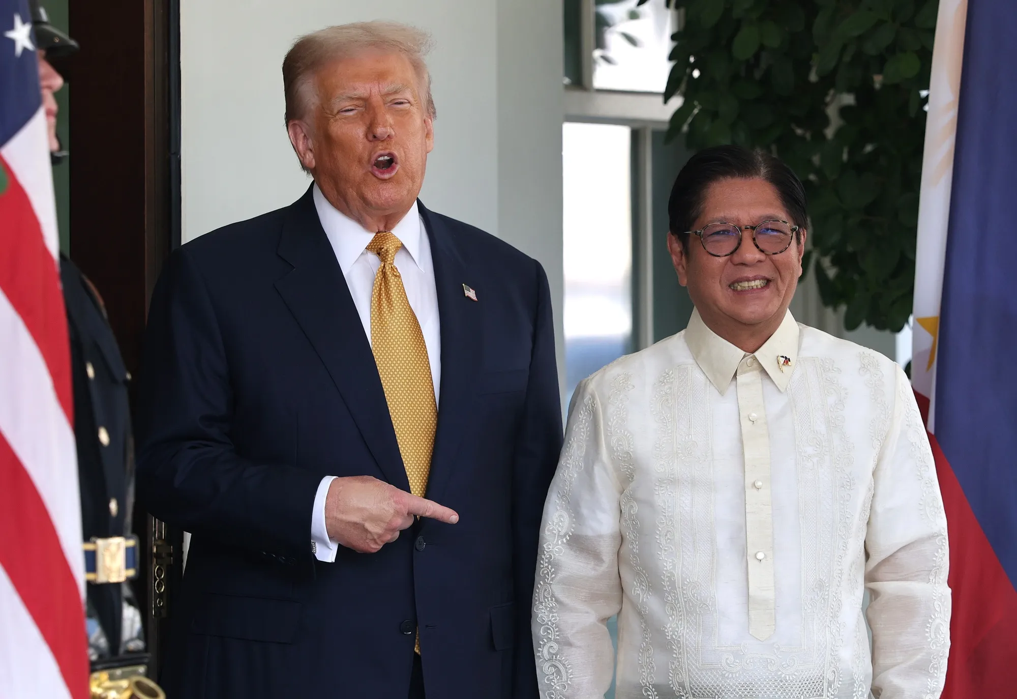 Trump made his point to Marcos.