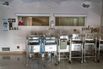 MADERA, CALIFORNIA - SEPTEMBER 13, 2023: Empty infant beds sit