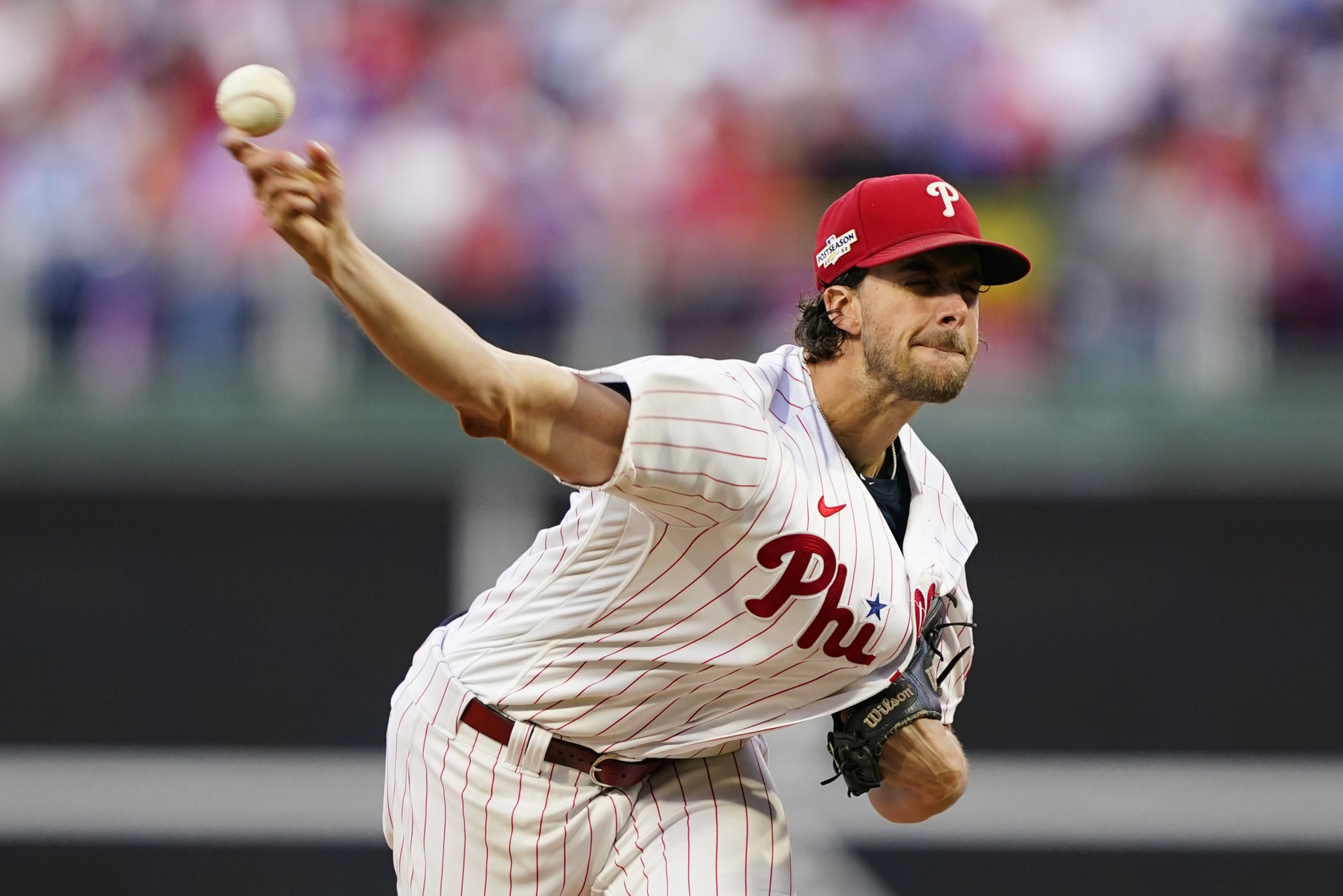 Brotherly love? Not so much between Aaron Nola and Austin Nola during NLCS