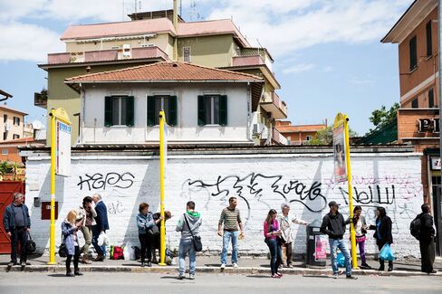 General Economy As Italy's Prime Minister Matteo Renzi Fights For Growth