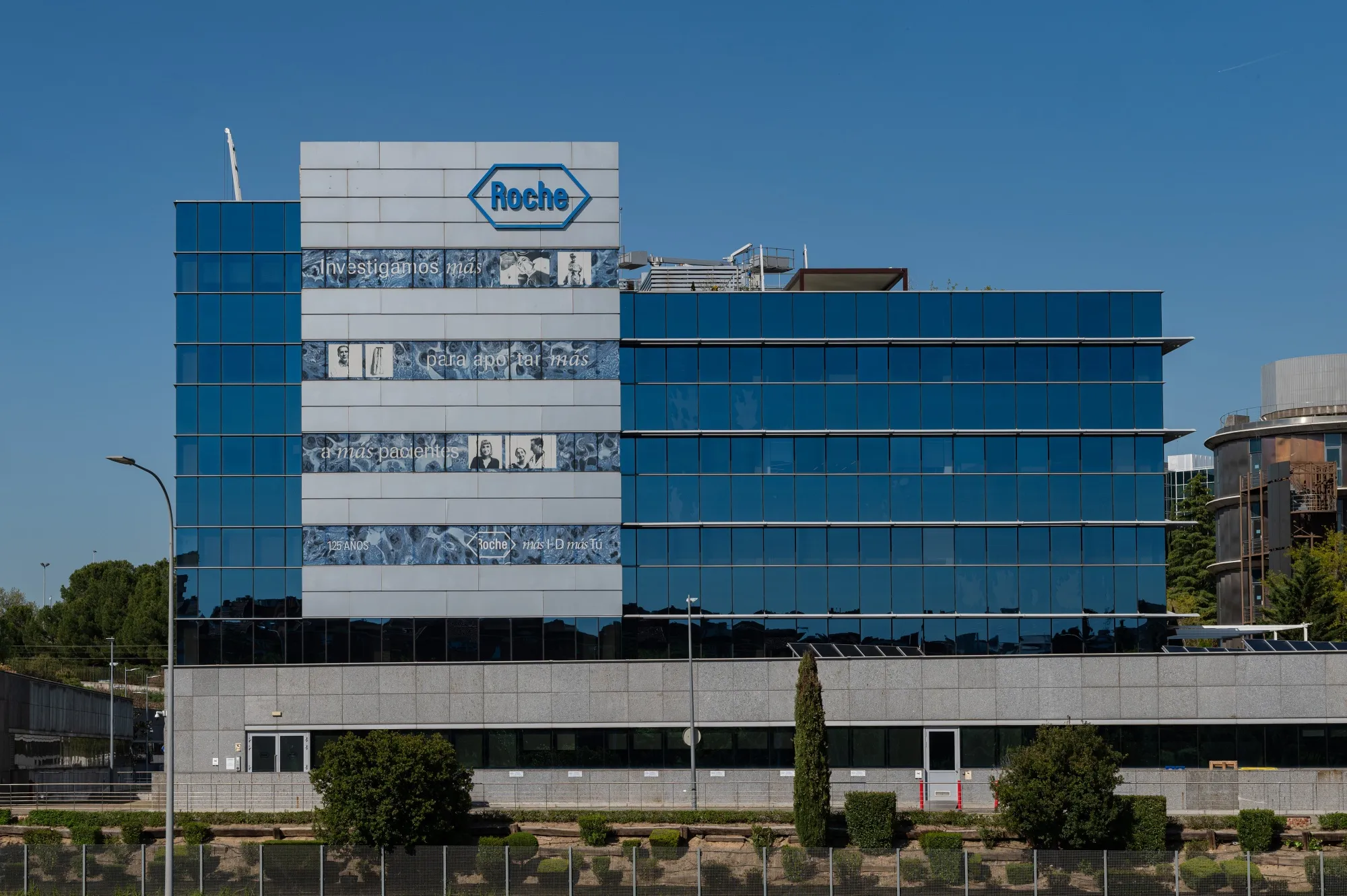 The Roche Holding AG offices in Madrid.