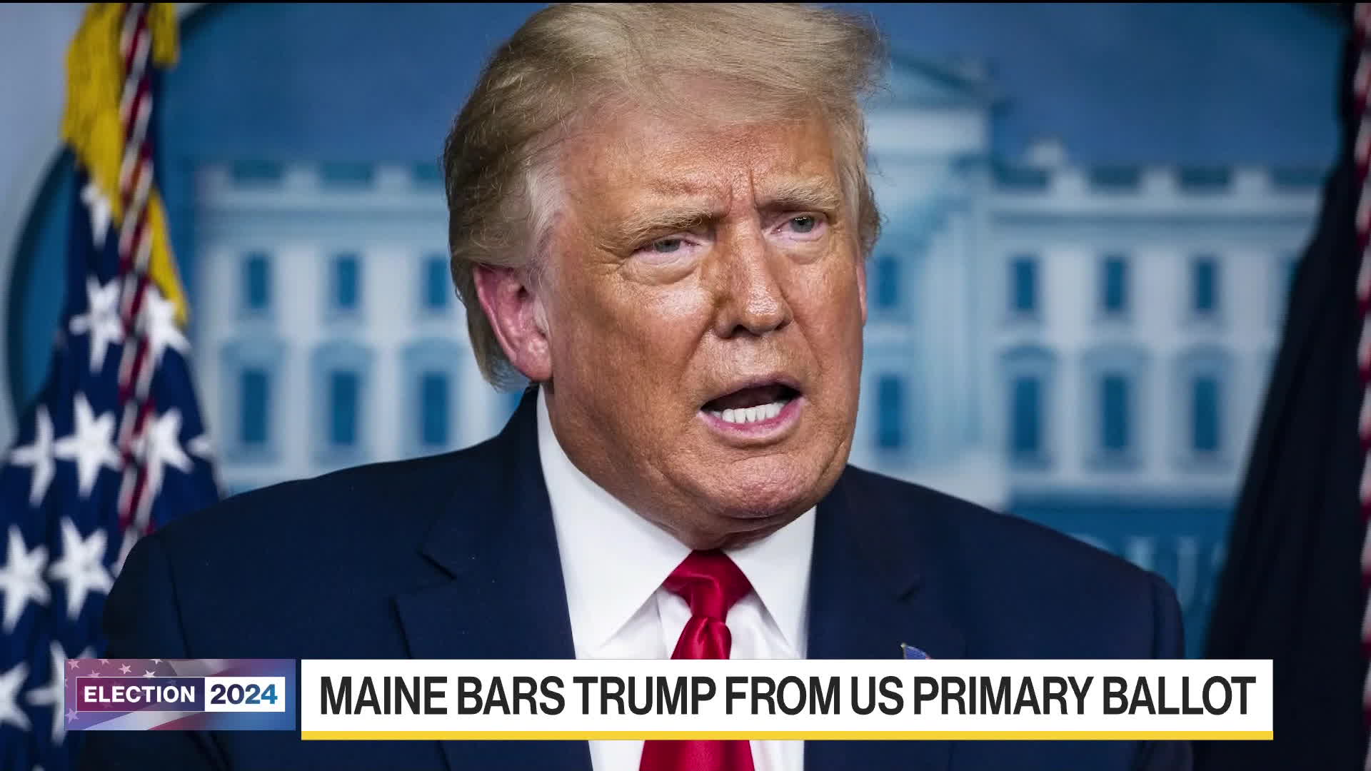 Watch Trump Barred From Running In Maine Primary - Bloomberg