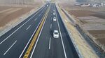 Autonomous driving cars being tested out on a section of Binlai Highway in Shandong province.