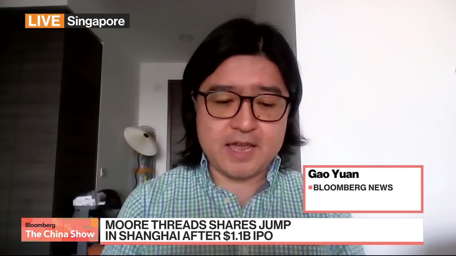 China Chipmaker Moore Threads Soars After IPO