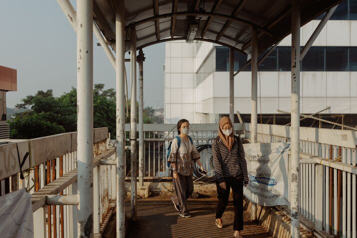 Air pollution in Indonesia.