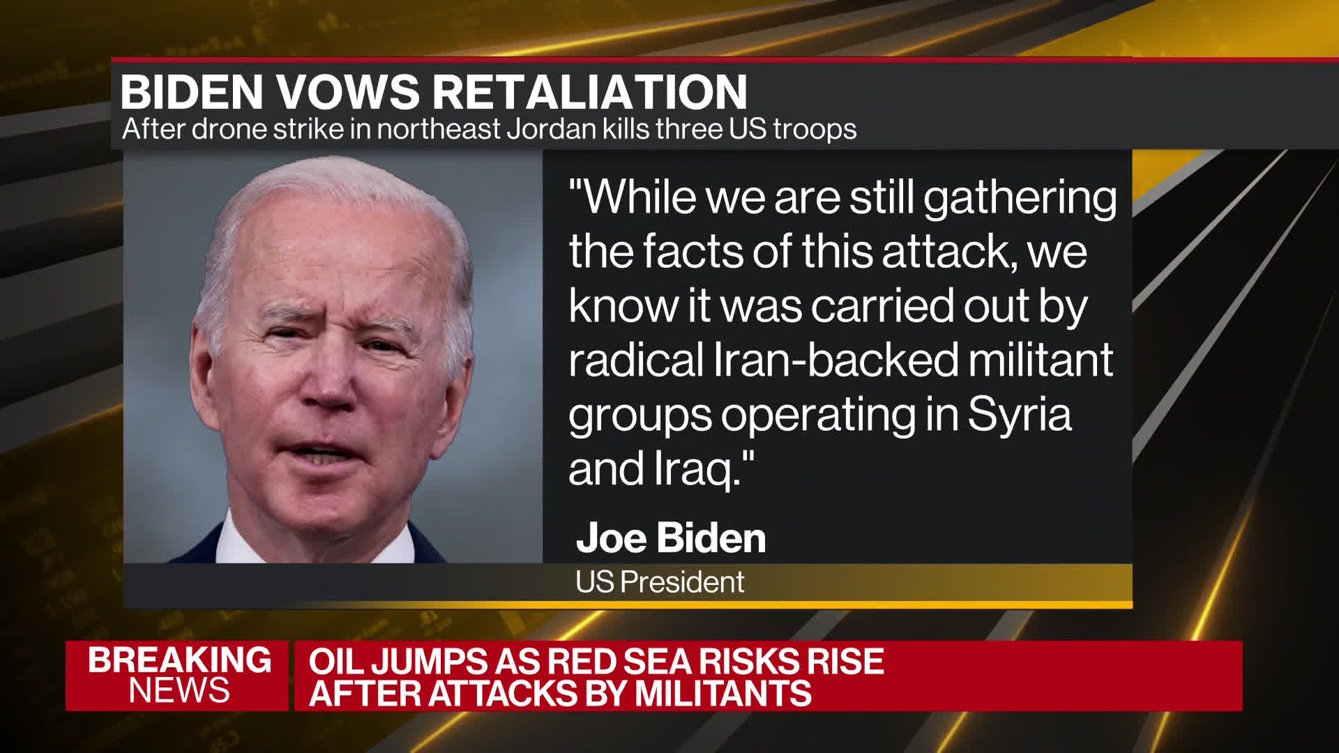 Biden Warns Iran after Tit-for-Tat Strikes in Syria
