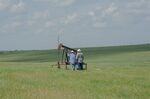 Rebellion’s team checking a derelict well in Oklahoma.