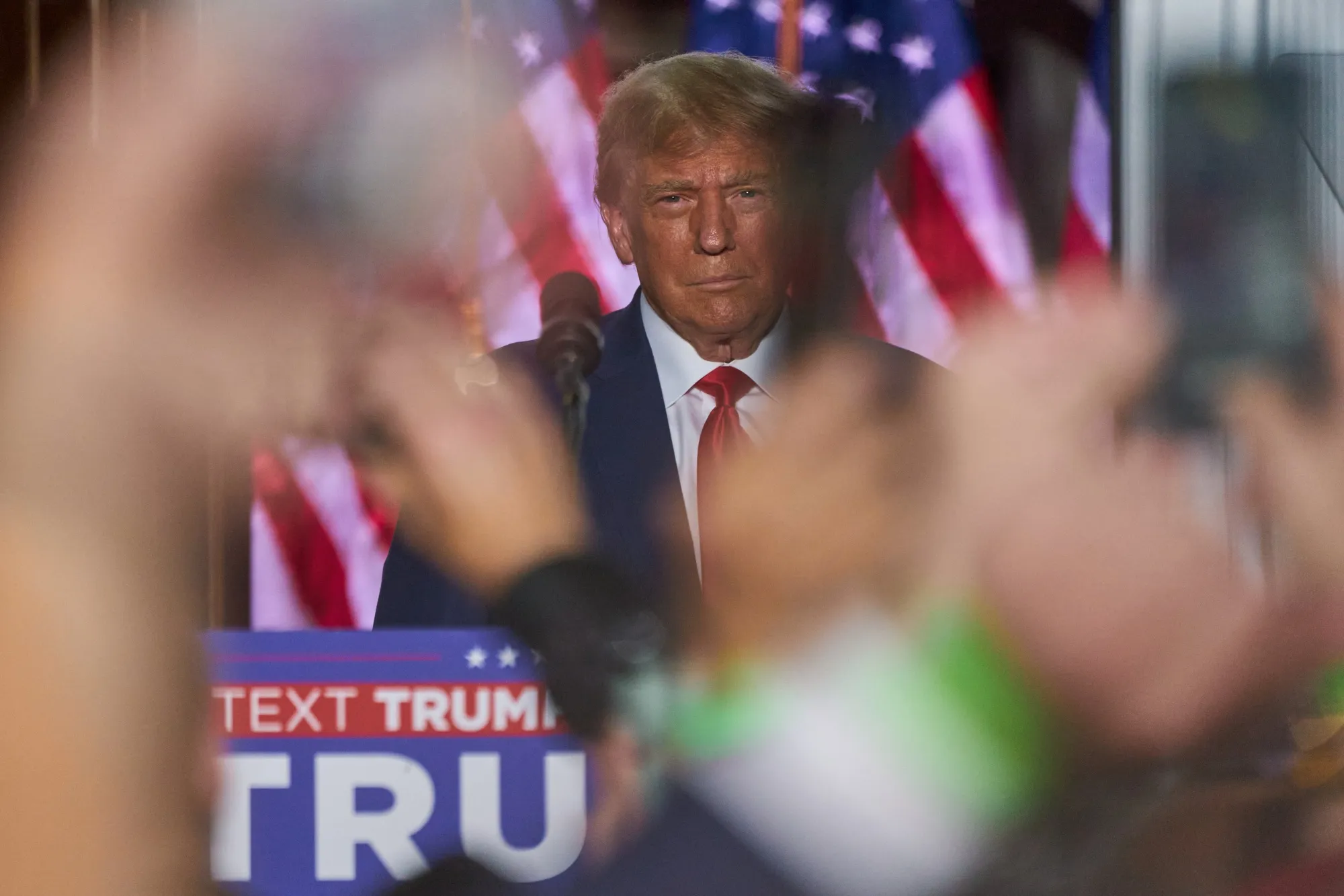Donald Trump during an event in Bedminster, New Jersey.
