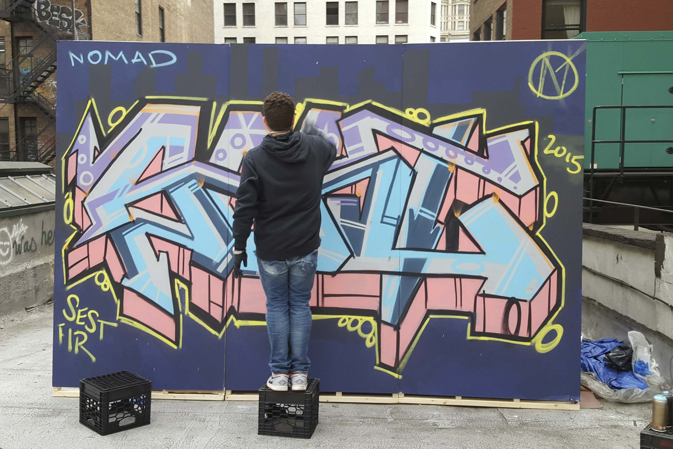 The NoMad's Chef James Kent Is a Graffiti Artist on the Side Bloomberg