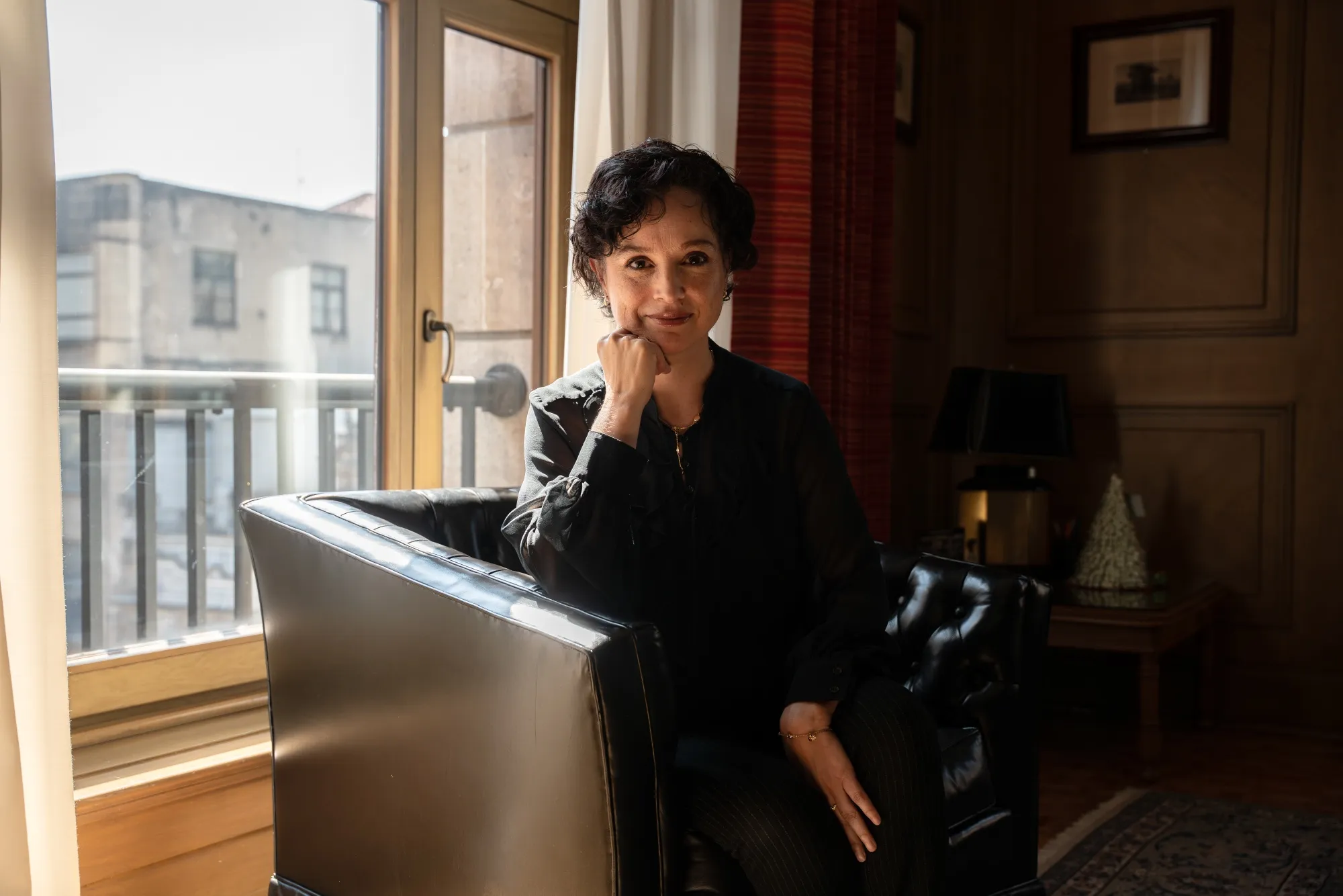 Galia Borja at the central bank headquarters in Mexico City on Feb. 24.