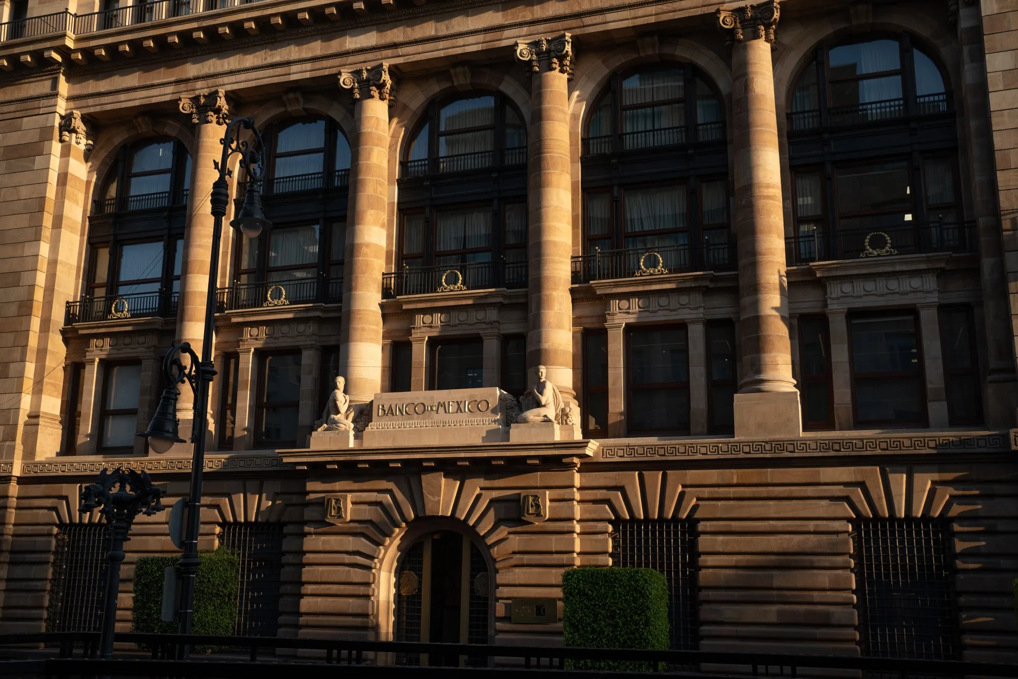 Bank of Mexico headquarters in Mexico City.