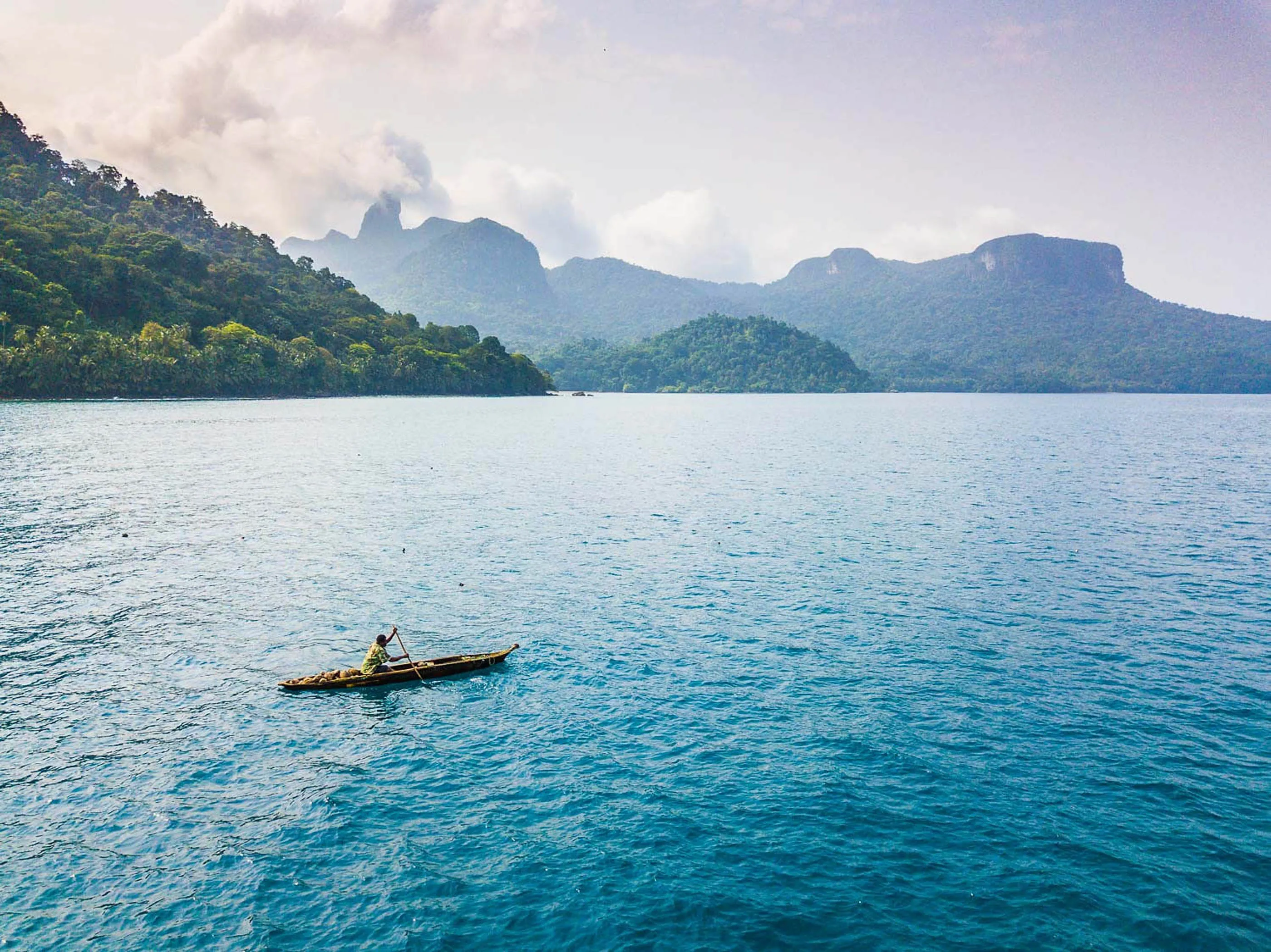 The waters off Príncipe island.