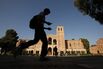 Students and lecturers gathered at UCLA Bruin Plaza to celebrate with s rally after a strike was averted Wednesday morning. Lecturers across the UC system were planning to strike Wednesday and Thursday over unfair labor practices.