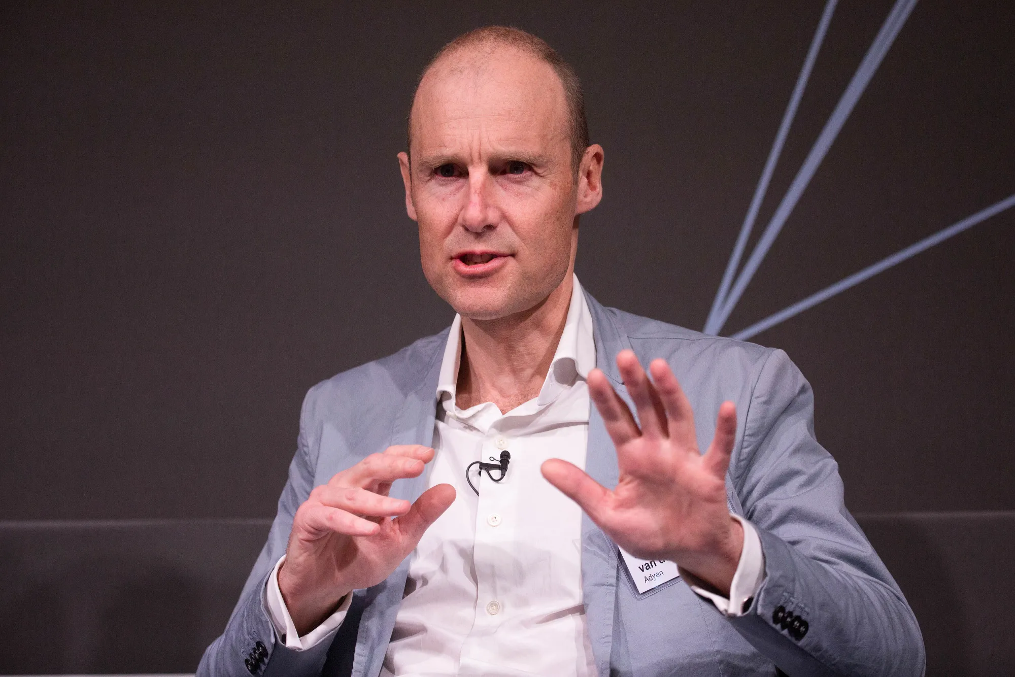 Pieter van der Does, chief executive officer of Adyen BV.