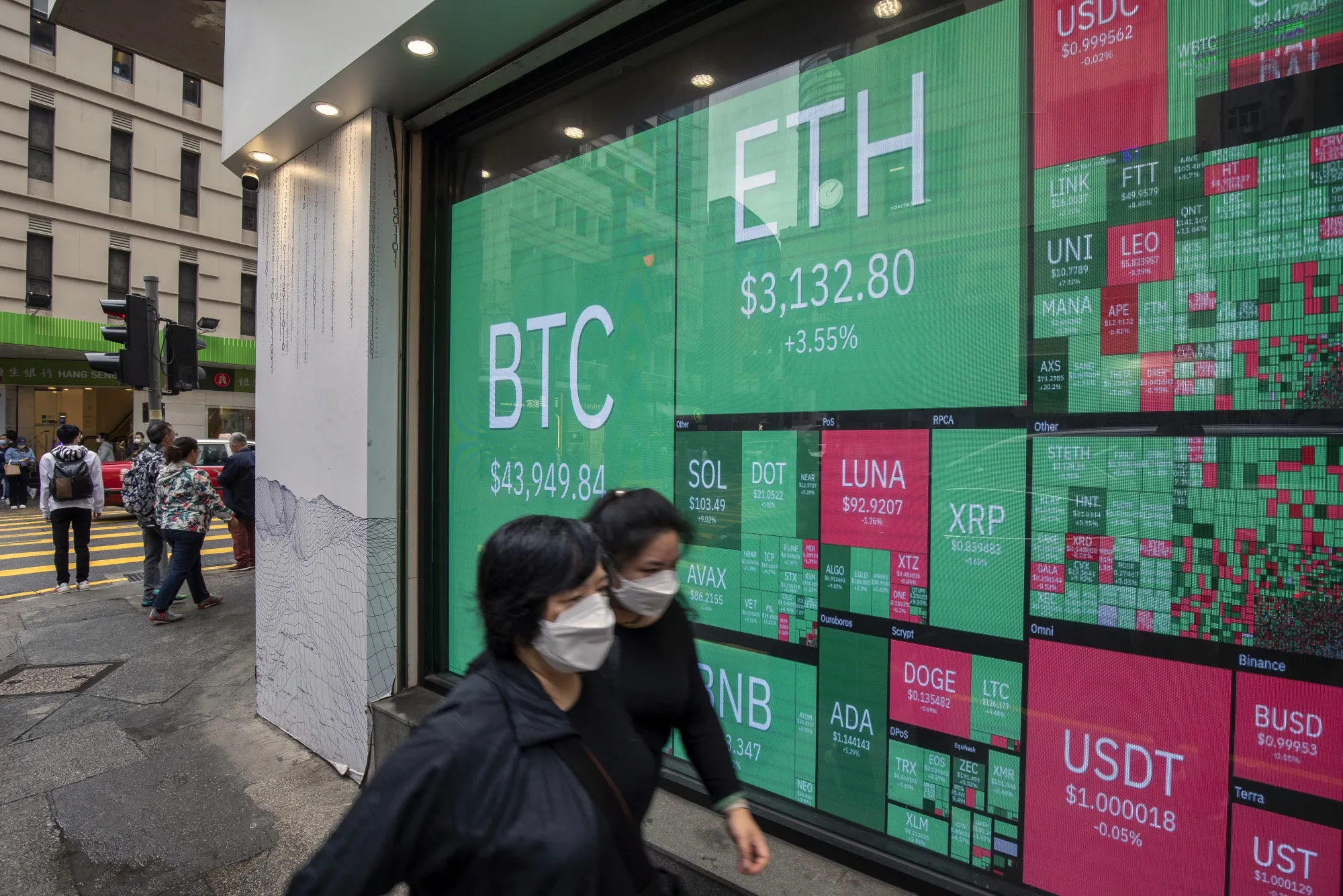 China State Banks Court Crypto Firms in Hong Kong After Mainland Ban -  Bloomberg