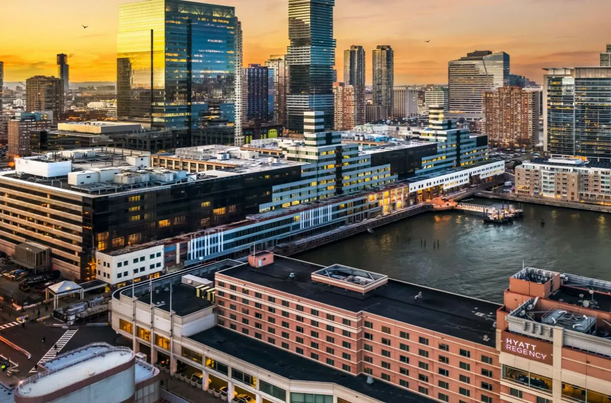 Harborside 3 on the Jersey City waterfront.