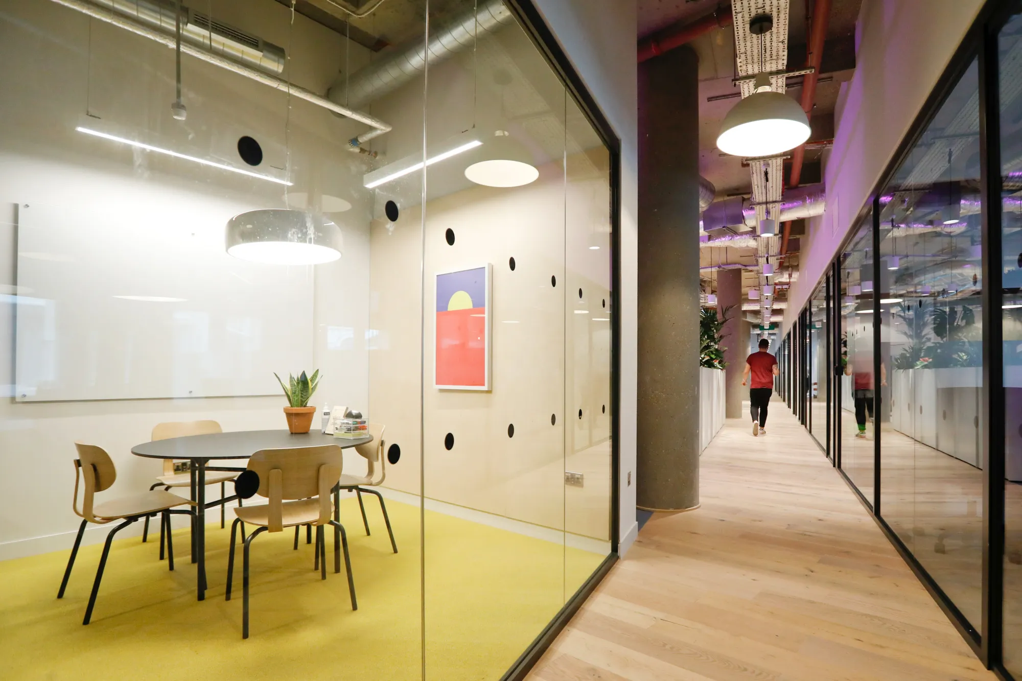 WeWork co-working space in London