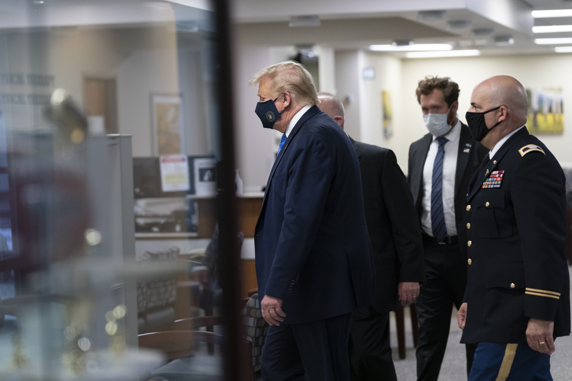 President Trump Visits Walter Reed National Military Medical Center