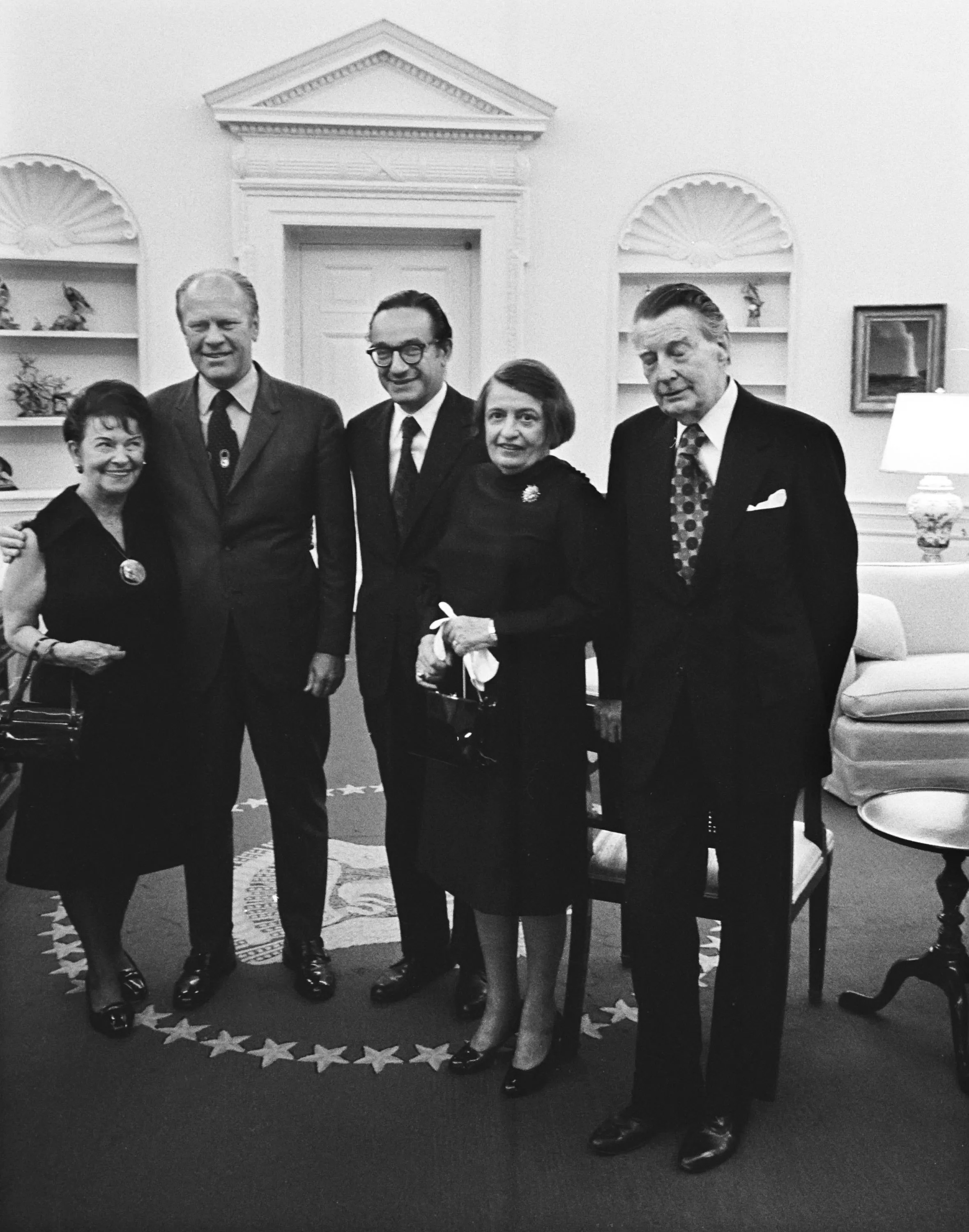 Alan Greenspan Sworn In As Chairman Of The Council Of Economic Advisors