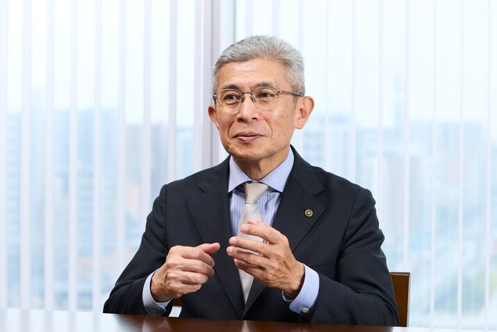 Sakai Chemical President Toshiyuki Yagura.