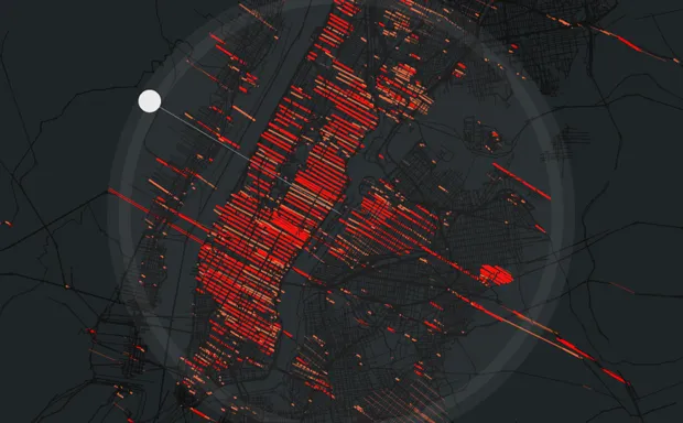 A Map That Shows When Any Street Aligns With the Sunset - Bloomberg