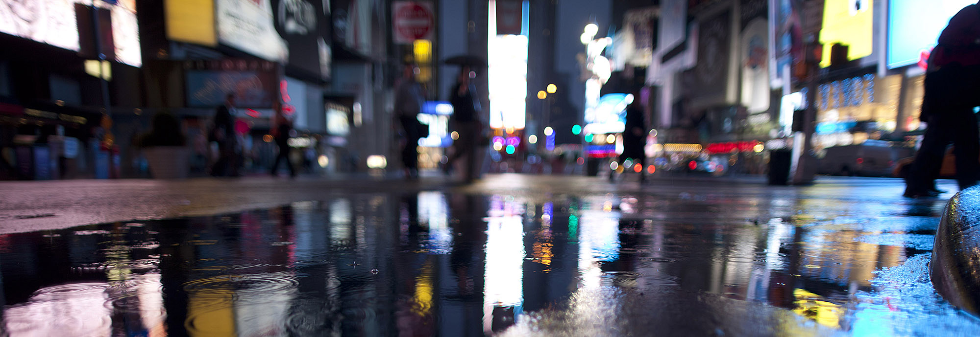 RF NYC Manhattan rain large lede