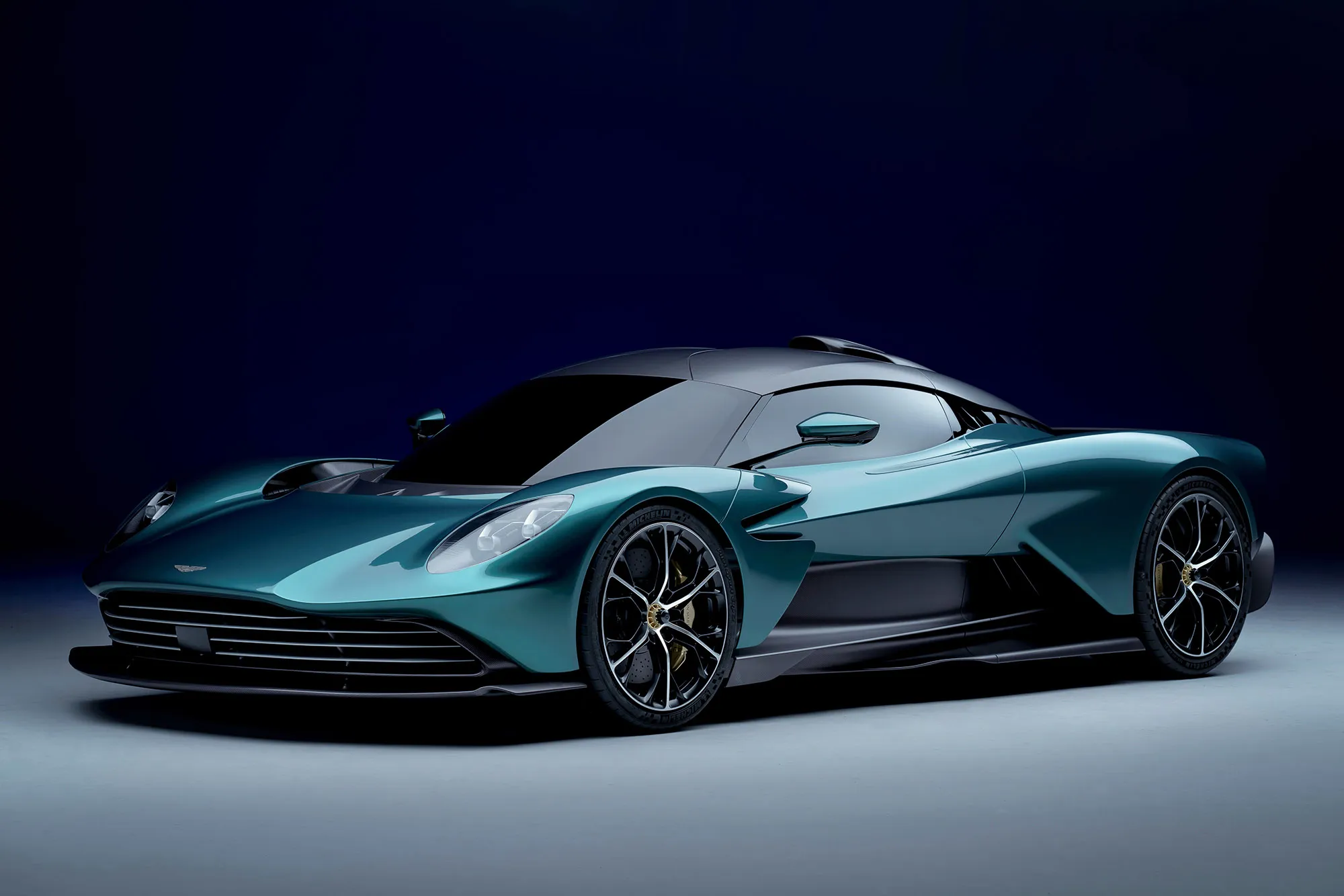 The Aston Martin Valhalla concept automobile.
