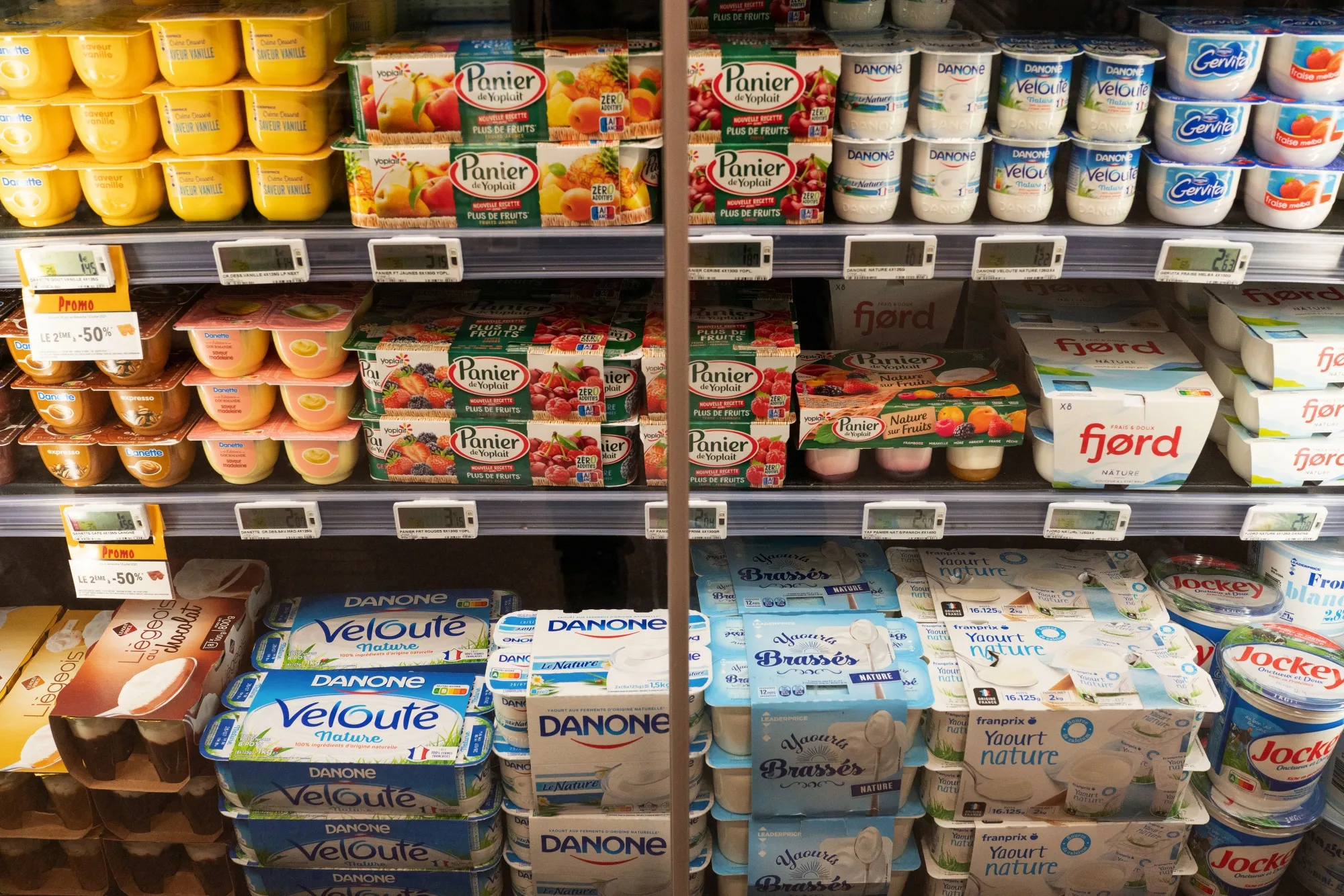 Danone has been pushing up prices as it seeks to offset its own climbing costs.