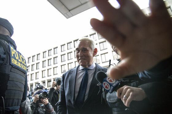 Roger Stone Goes Silent as His Lawyer Enters Plea of Not Guilty