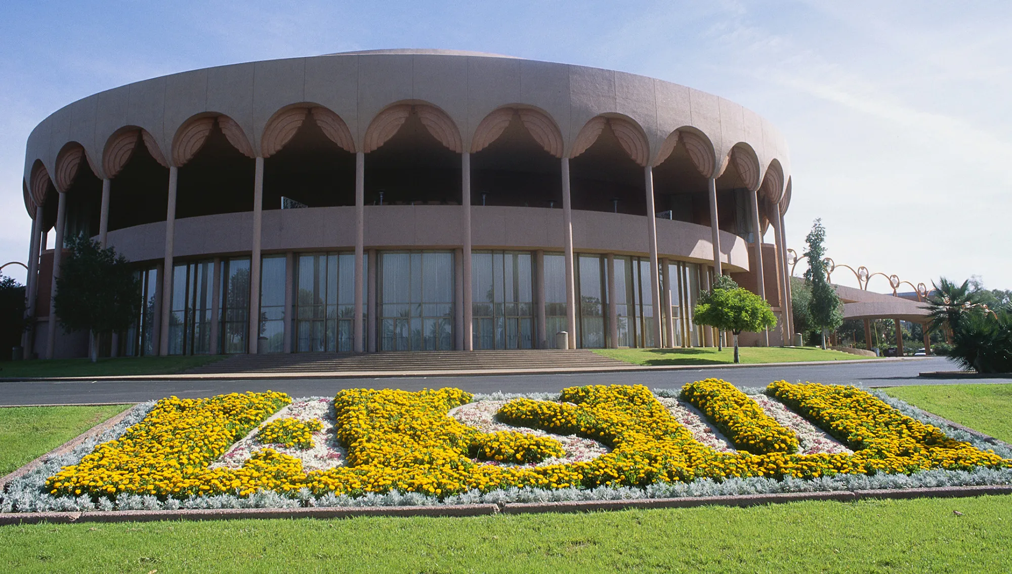 The Grady Gammage Memorial Auditorium at Arizona State University.
