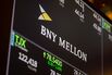 BNY Mellon branding at the NYSE