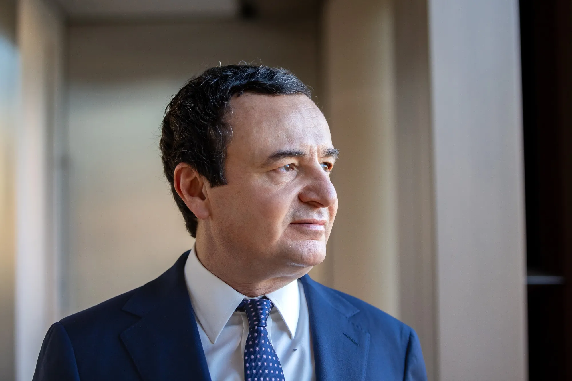 Kosovo's Prime Minister Albin Kurti