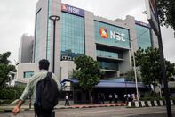 The National Stock Exchange in Mumbai. 