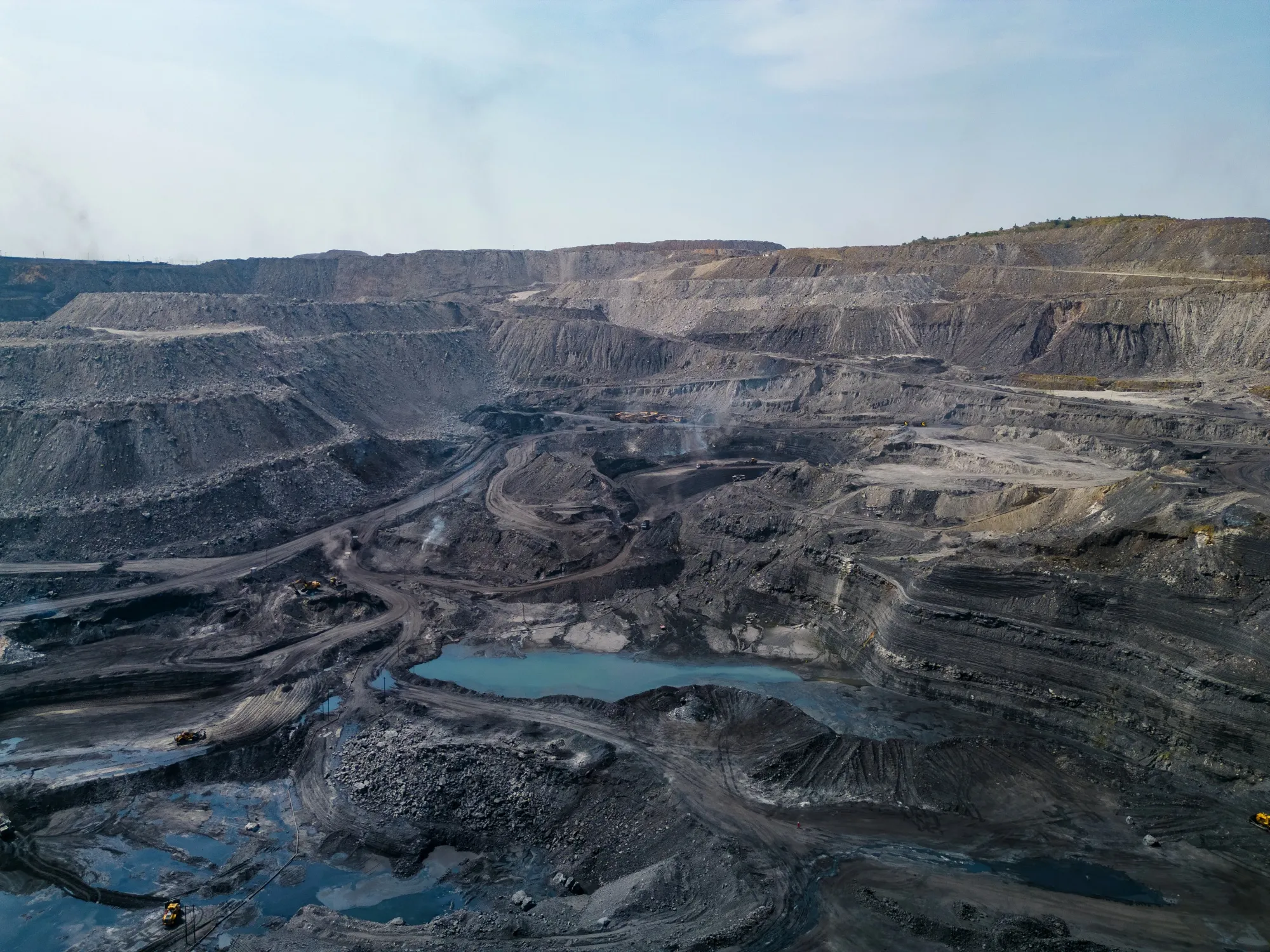 A coal mine in Chhattisgarh, India.