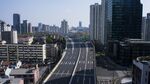 Limited&nbsp;traffic during a lockdown due to Covid-19 in Shanghai, on April 7.