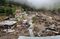 Damage at the site of flash flooding in Kishtwar district, Kashmir, on Aug. 15.