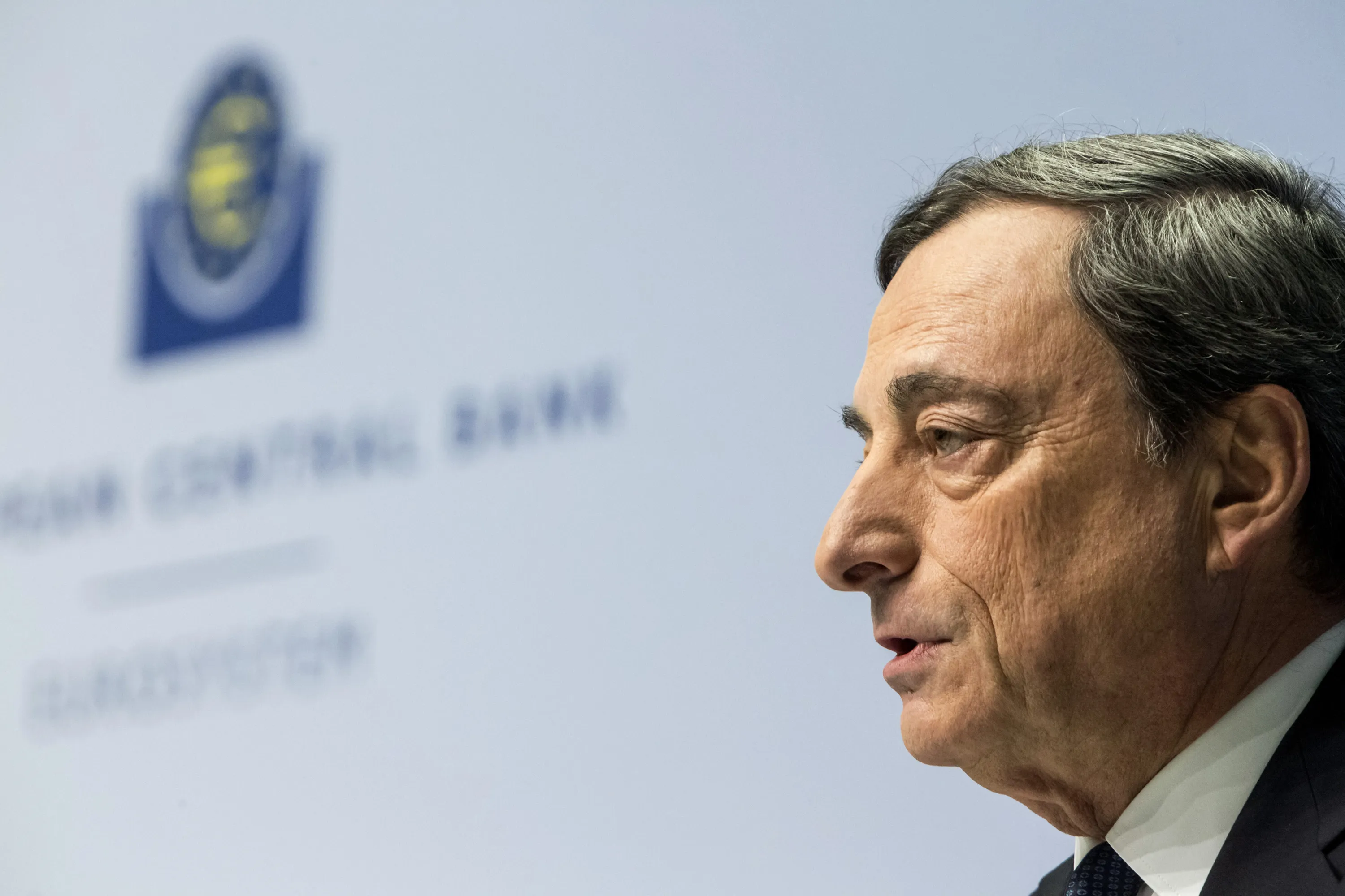 Mario Draghi, president of the European Central Bank (ECB).
