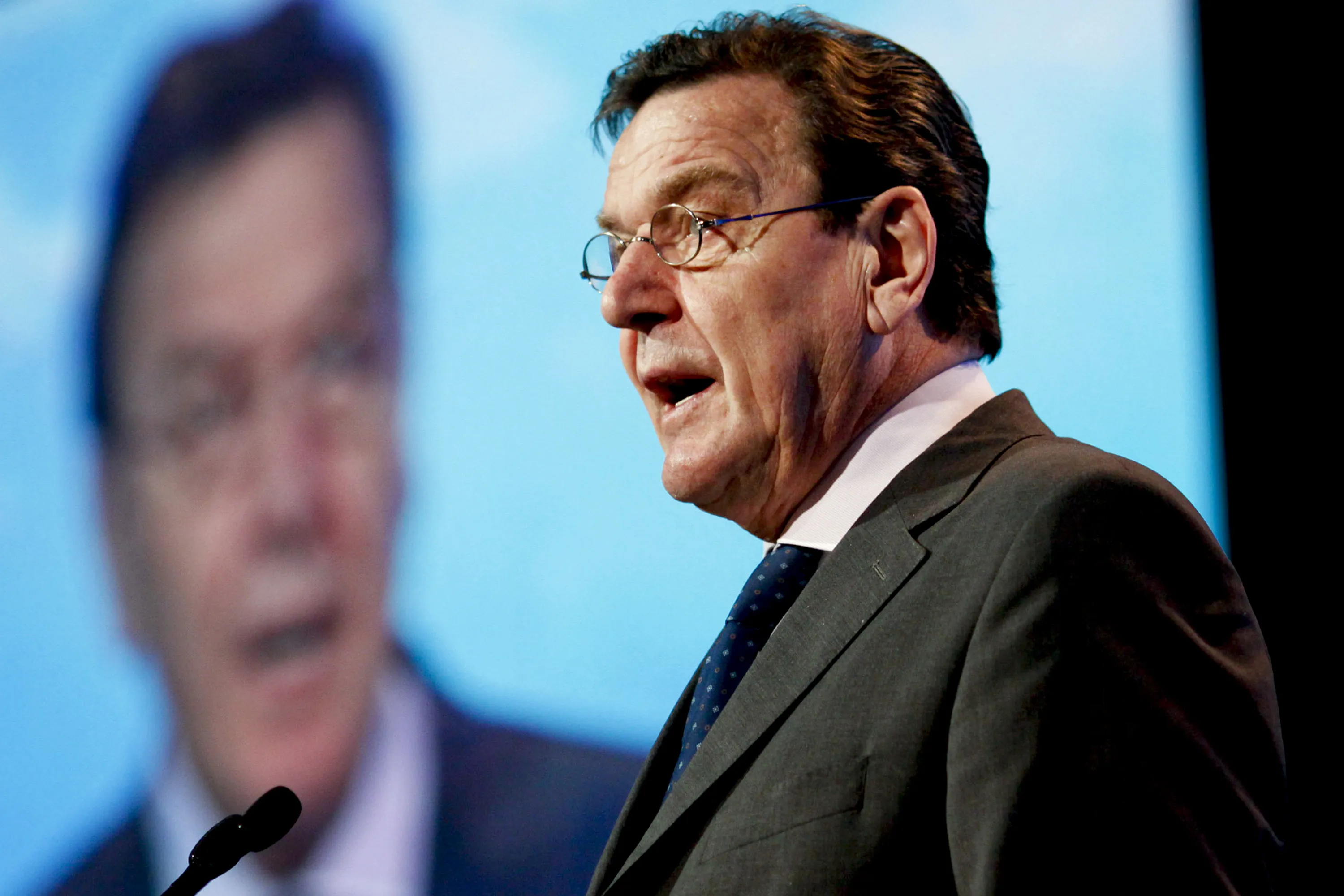 Gerhard Schroeder, Germany's former chancellor.